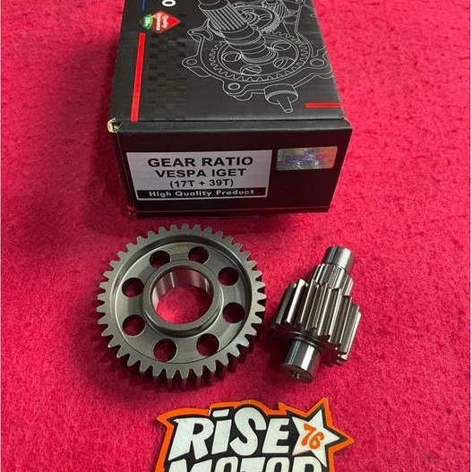 Gear Ratio Moto 1 Vespa Iget 17 39