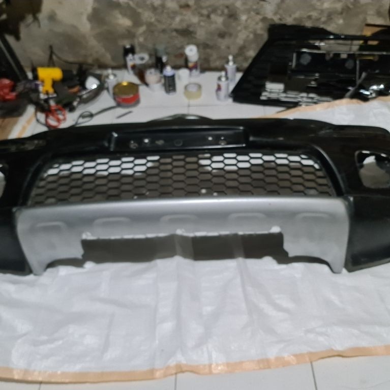 bumper bemper depan mitsubishi pajero sport 2009 - 2012 original