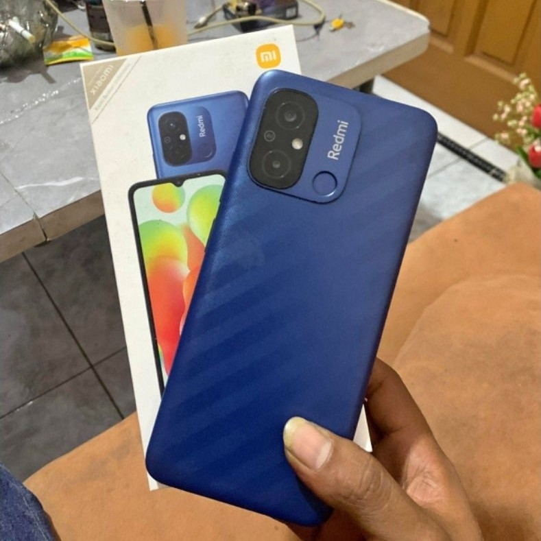 REDMI 12C RAM 4/64GB BEKAS FULLSET