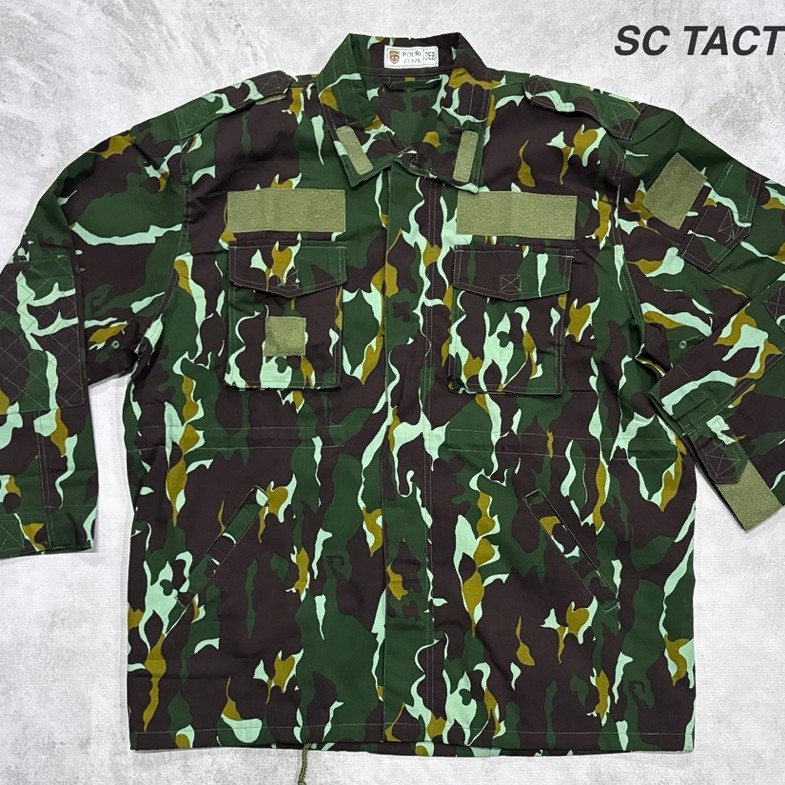 Jaket Loreng Jatah BRIMOB 2023 / Jaket Tactical Loreng BRIMOB / Jaket BRIMOB Terbaru