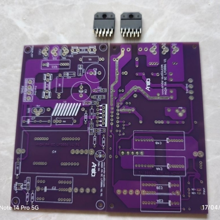 pcb lm3886