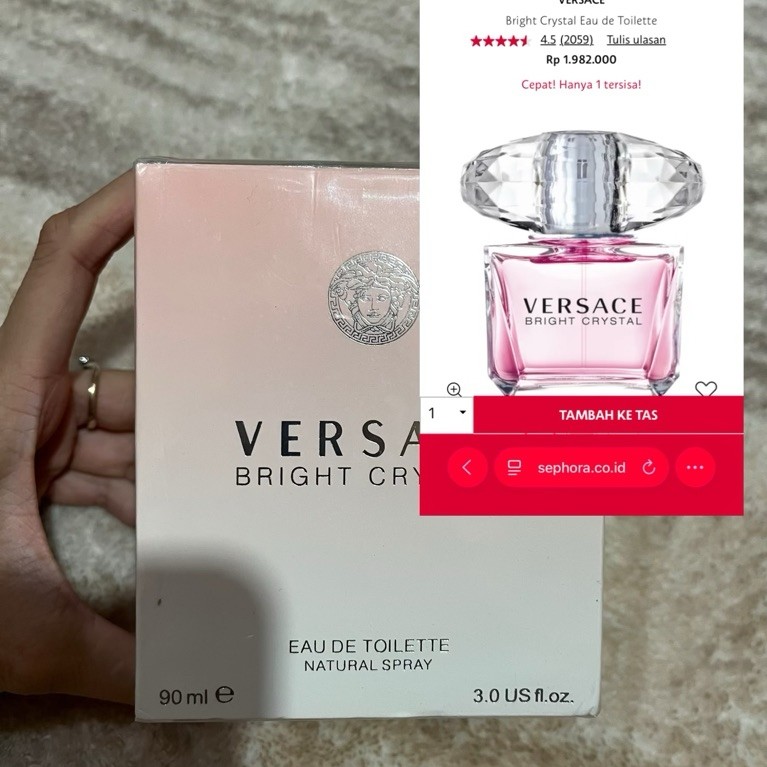 PARFUM VERSACE BRIGHT CRYSTAL - PARFUM WANITA