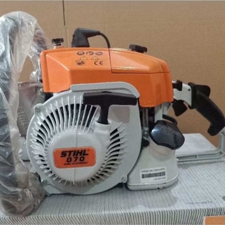 MESIN PEMOTONG KAYU CHAINSAW STIHL MS 070 KOMPLIT BAR DAN RANTAI/ MESIN SENSO STIHL BESAR MS- 070 KO