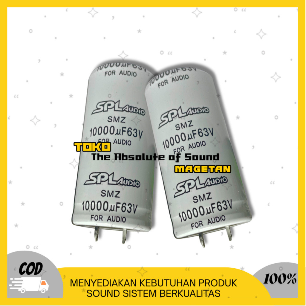 ELCO SPL AUDIO 10.000uf - 63V ORIGINAL SPL AUDIO Harga Per Pcs