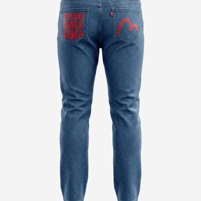 Celana Jeans Evisu bekas/second/pl/preloved Genes Osaka Small Logo Backpocket