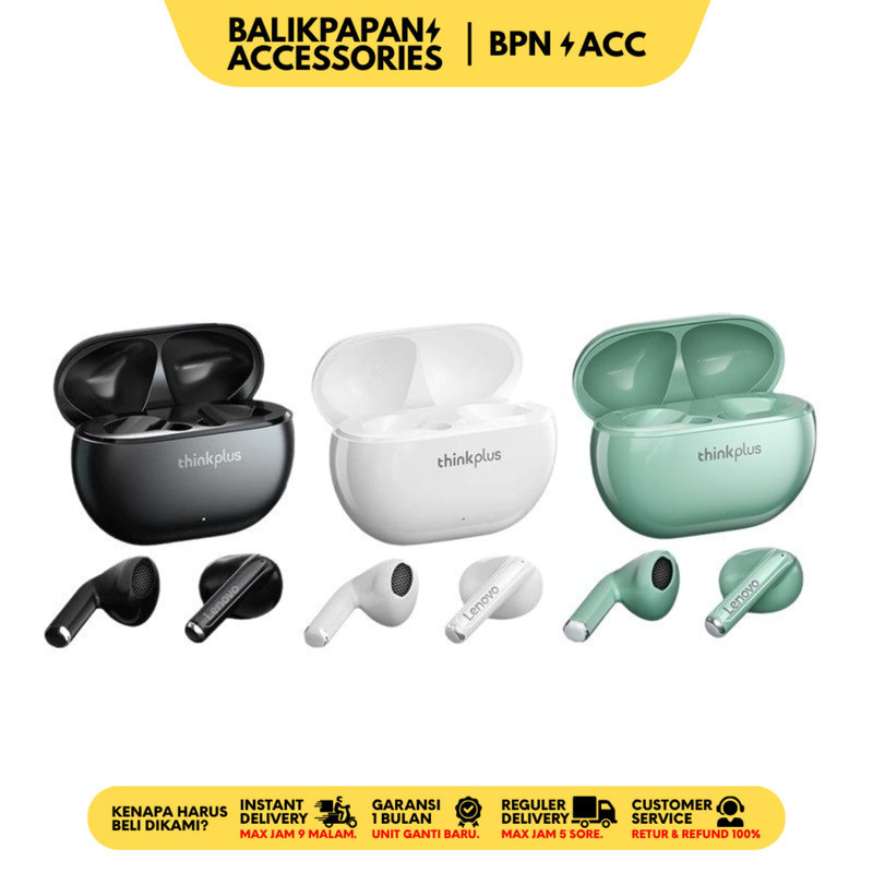 Lenovo Thinkplus XT93 Bluetooth 5.2 Wireless Original - BALIKPAPAN ACCESSORIES