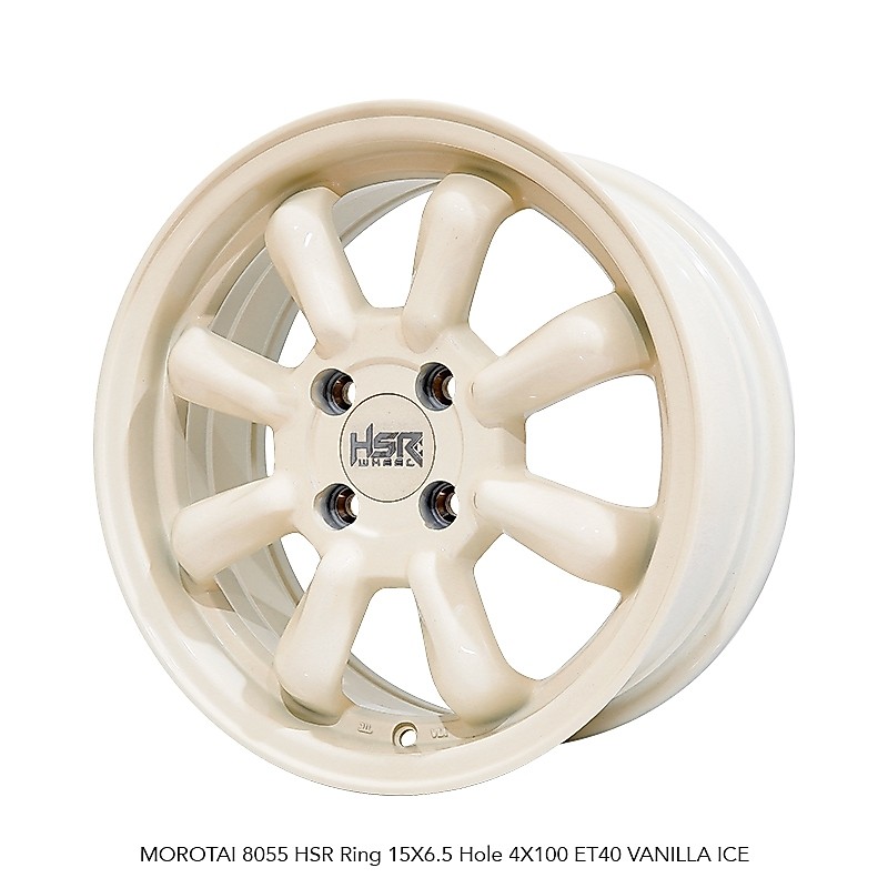 VELG MOBIL R15 HSR MOROTAI 8055 HSR R15X6,5 H4X100 ET40 VANILLA ICE (SUPER SALE) 4 PCS VELG