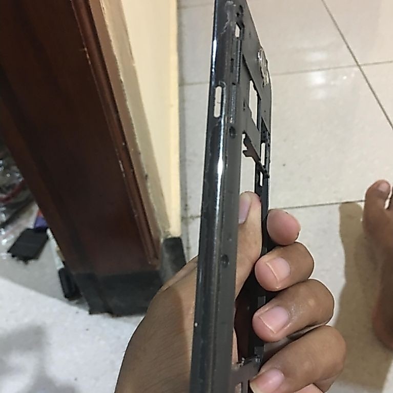 frame tulangan tulang belakang tutup mesin penutup kaca lensa kamera luar samsung galaxy note 2 Gt-n