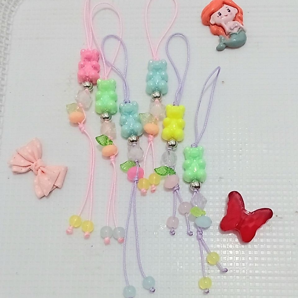 gantungan hp mini gantungan tas dan dompet mini cantik estetik murah