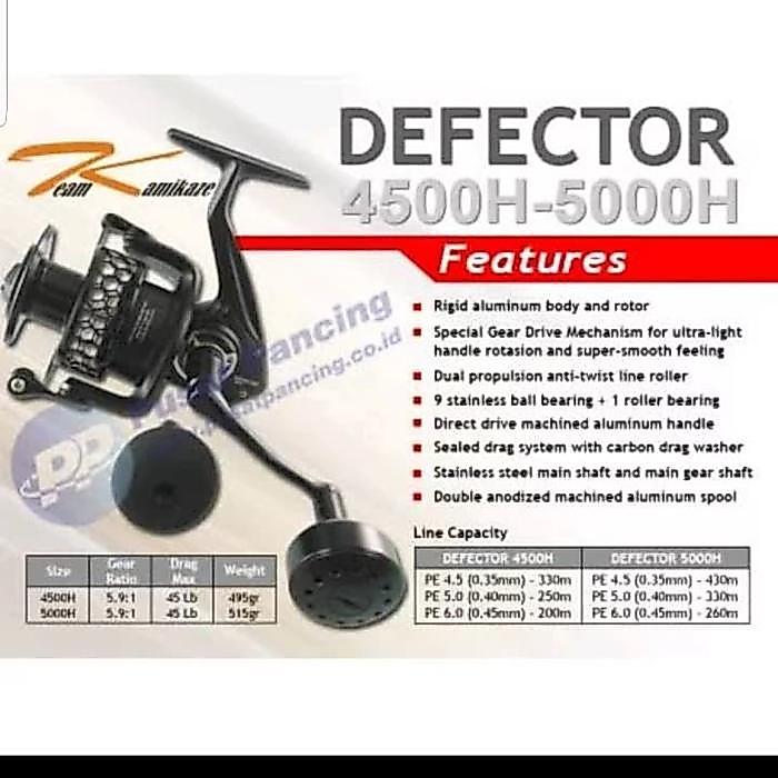 Reel Kamikaze Defector 5000