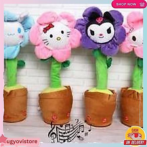 Mainan Kaktus Bergoyang Dancing Cactus Boneka Kaktus Goyang Dan Bicara Kaktus Joget Ngomong Cod