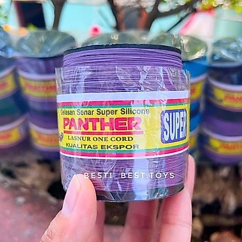 BERLYCASTOCKS GELASAN SENAR SUPER SILICON BENANG LAYANGAN 1 PCS CAP PANTHER GAJAH COBRA TERMURAH