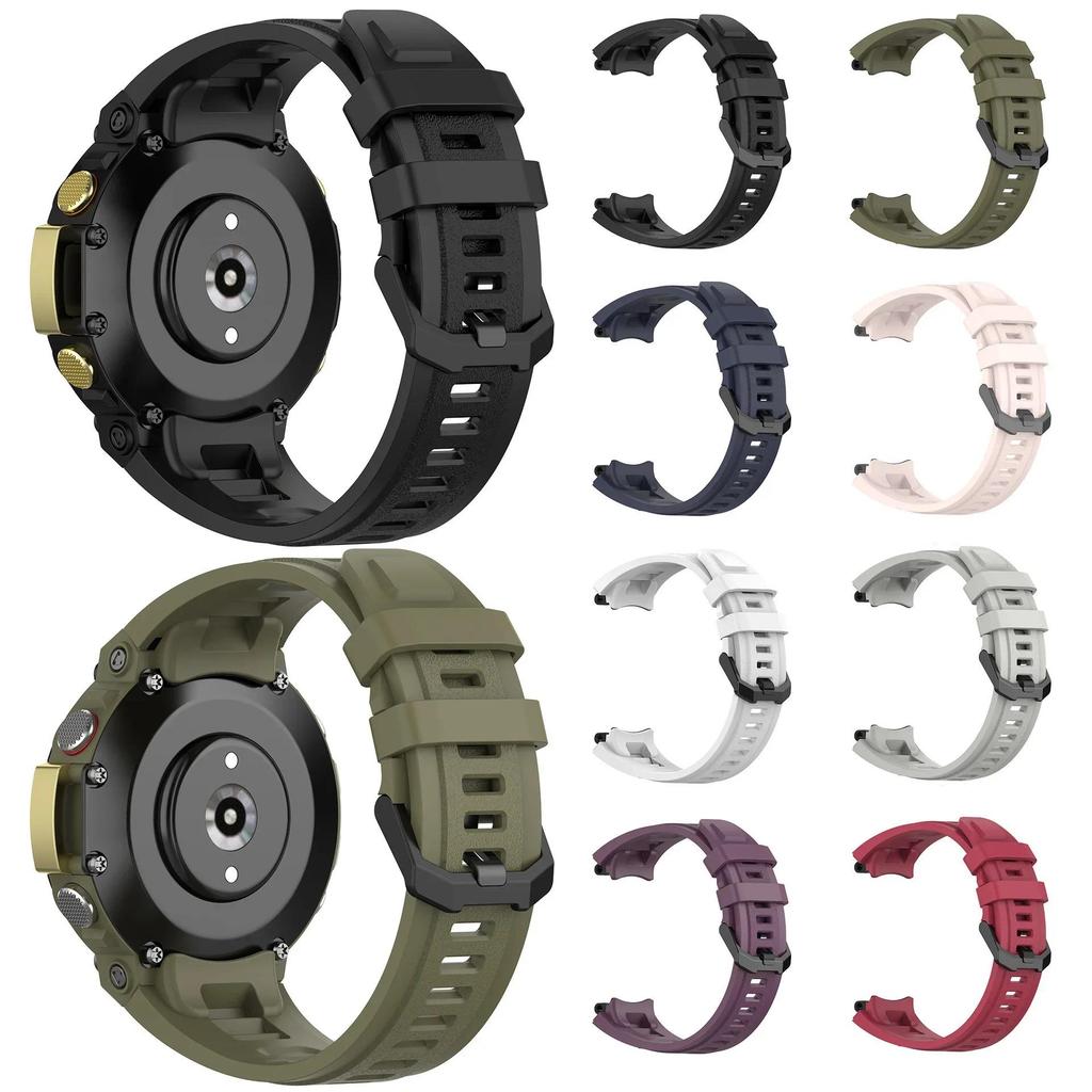 Blue T rex 2 Strap Watband for Amazfit T-Rex 2 Wat Band Silicone Accessories for Amazfit T Rex 2 Sma