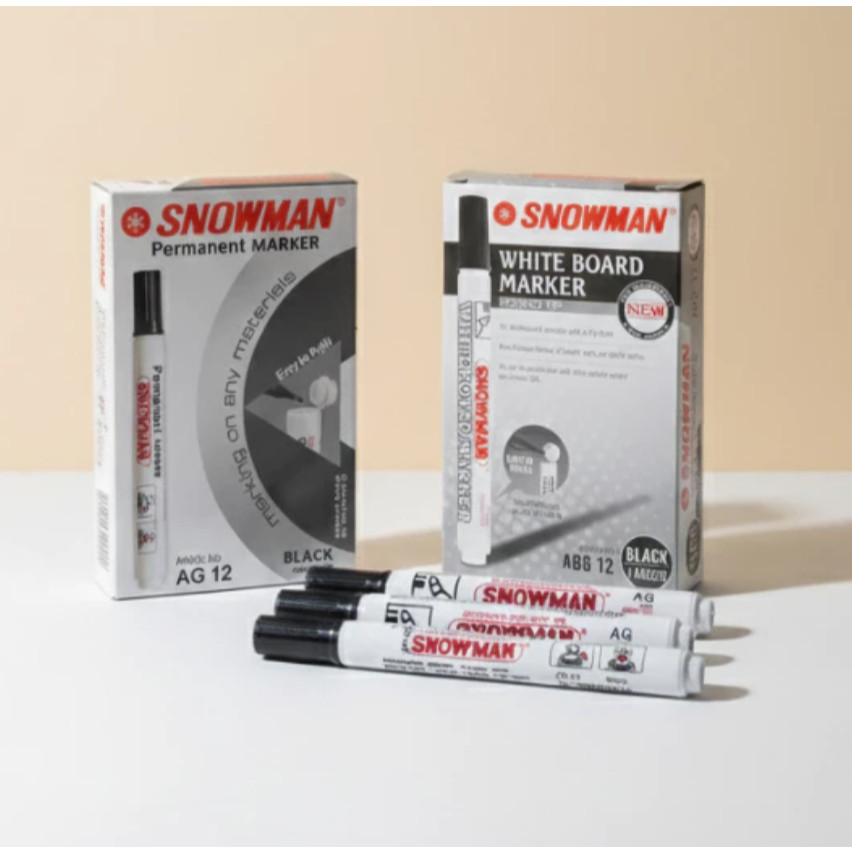 1 KOTAK Spidol Snowman