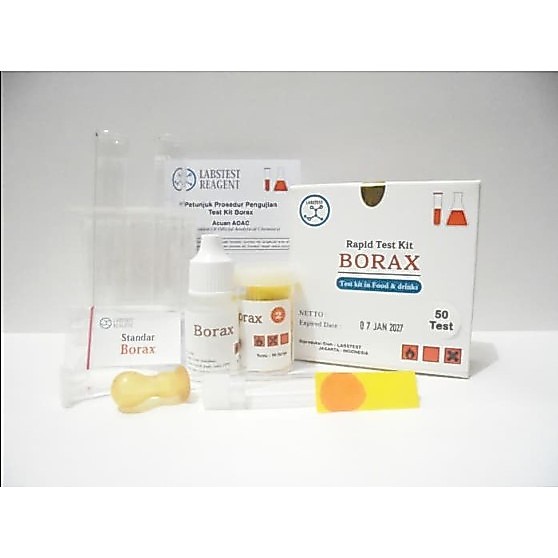 Promo Test Kit Bleng / Boron, Alat Untuk Menguji Kandungan Asam Borat H3BO3