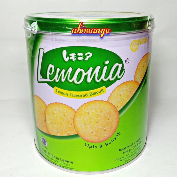 PROMO  biskuit nissin lemonia kaleng 650 gram - lemonia kaleng