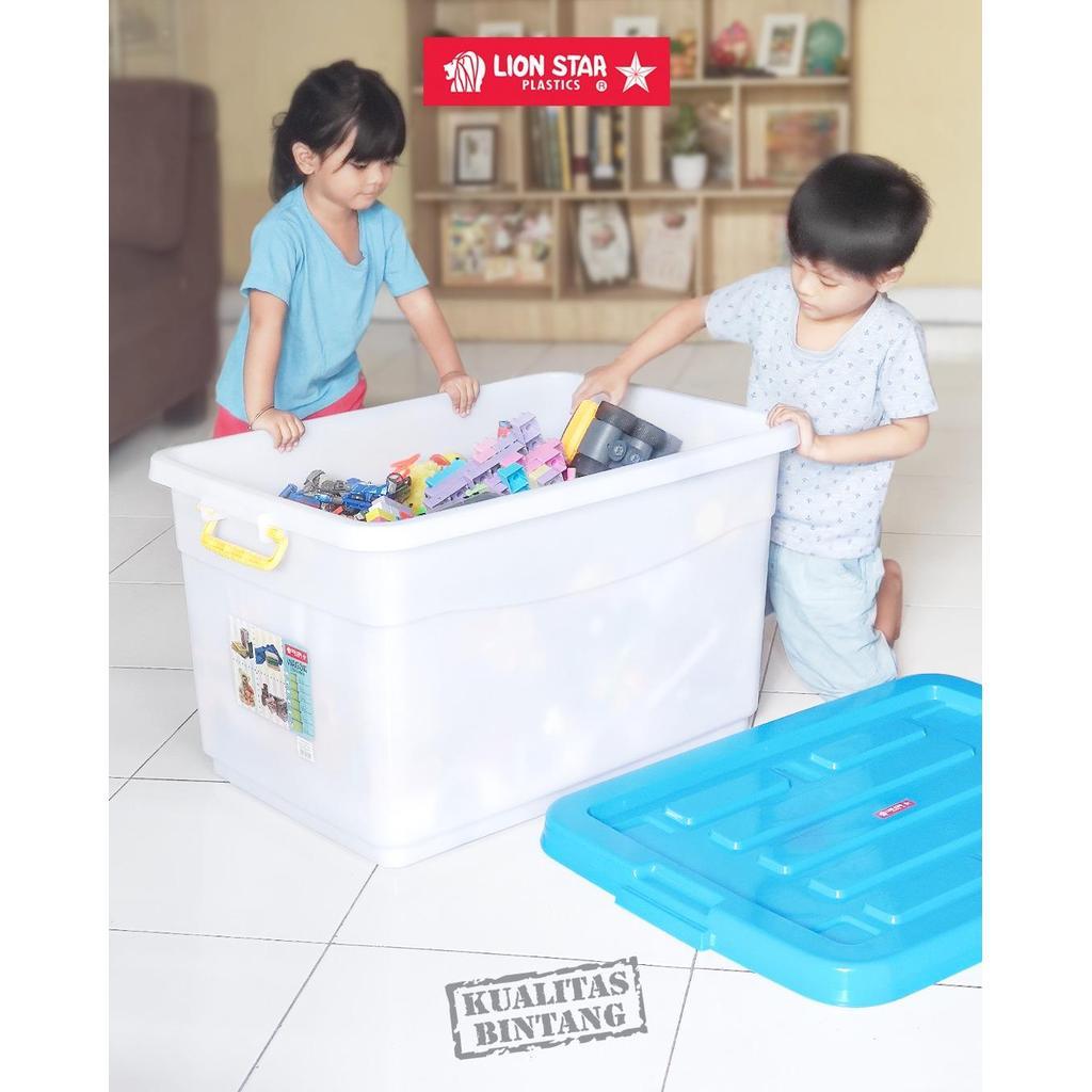 BIGTON Lion Star VC-21 Wagon Container 125 Liter Kontainer Storage Box Kargo Industri Wadah Penyimpa