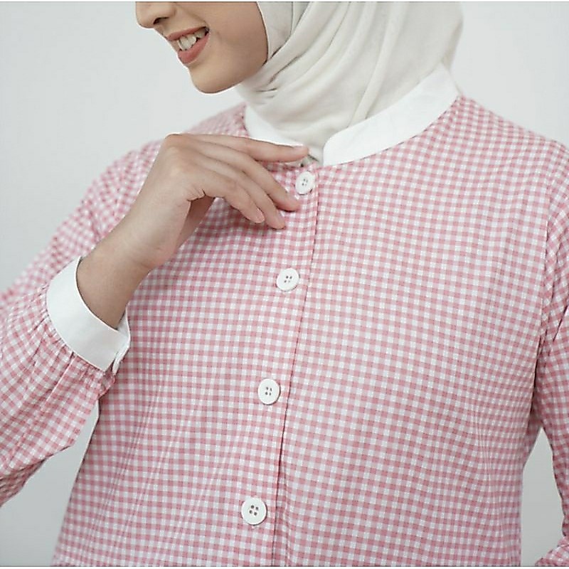 Ramee Xena Gamis katun garis