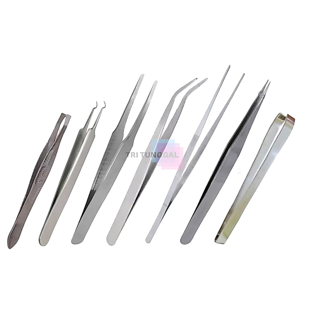 Pinset All Varian Catut Alat Pencabut Uban Komedo Jerawat Pemencet Acne Penjepit Sticker Bentuk Luru
