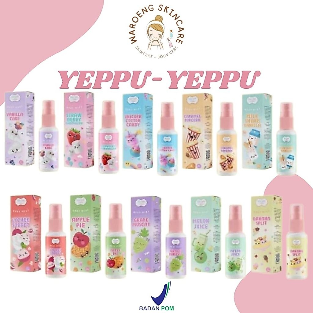 [FREE GIFT / NO BOX] YEPPUYEPPU BY KIYOWO / BODY MIST YEPPU YEPPU / YEPUYEPU BY KIYOWO / YEPPUYEPPU 