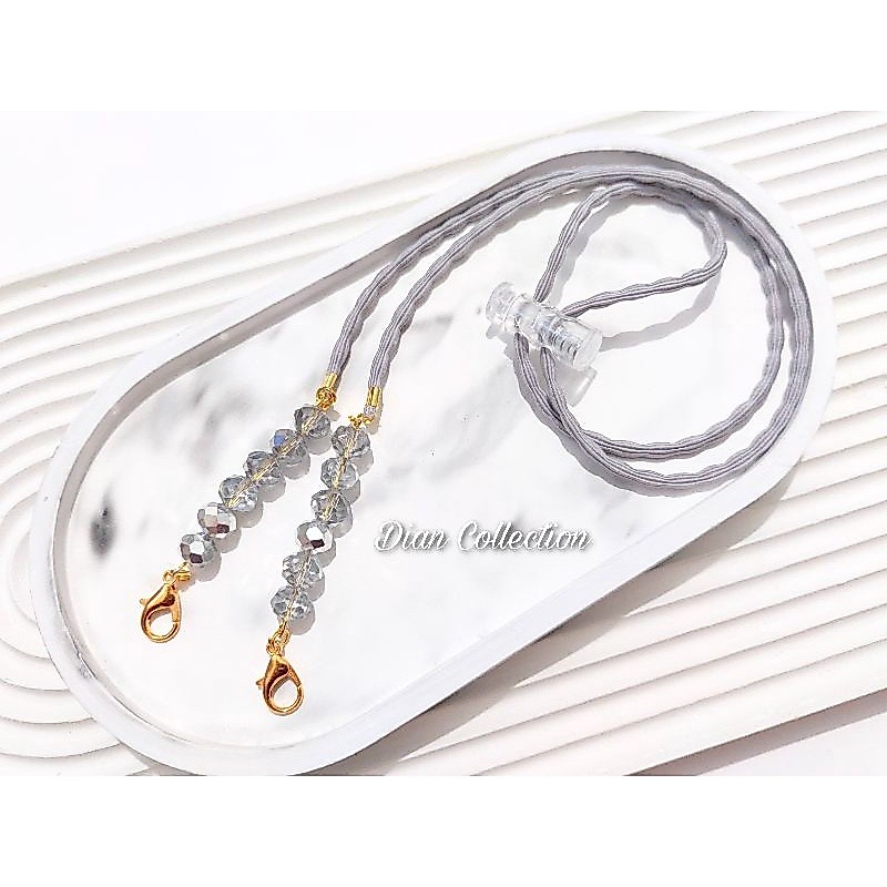 STRAP MASKER 2IN1/STRAP MASKER CURLY/STRAP MASKER/TALI MASKER/TALI MASKER MUTIARA/KALUNG MASKER MUTI