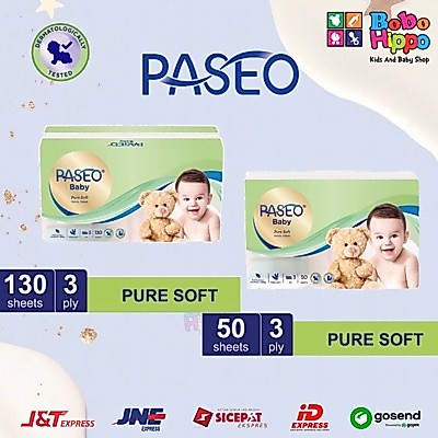 Paseo Baby pure soft 130 sheet & 50 sheet