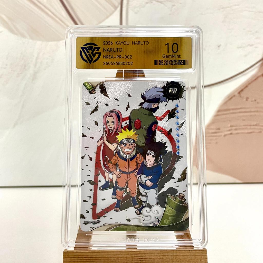 KAYOU Kartu Naruto Asli BP CR MR PR SP 10 Kartu Peringkat CCG Uzumaki Tsunade Gaara Kartu Koleksi An