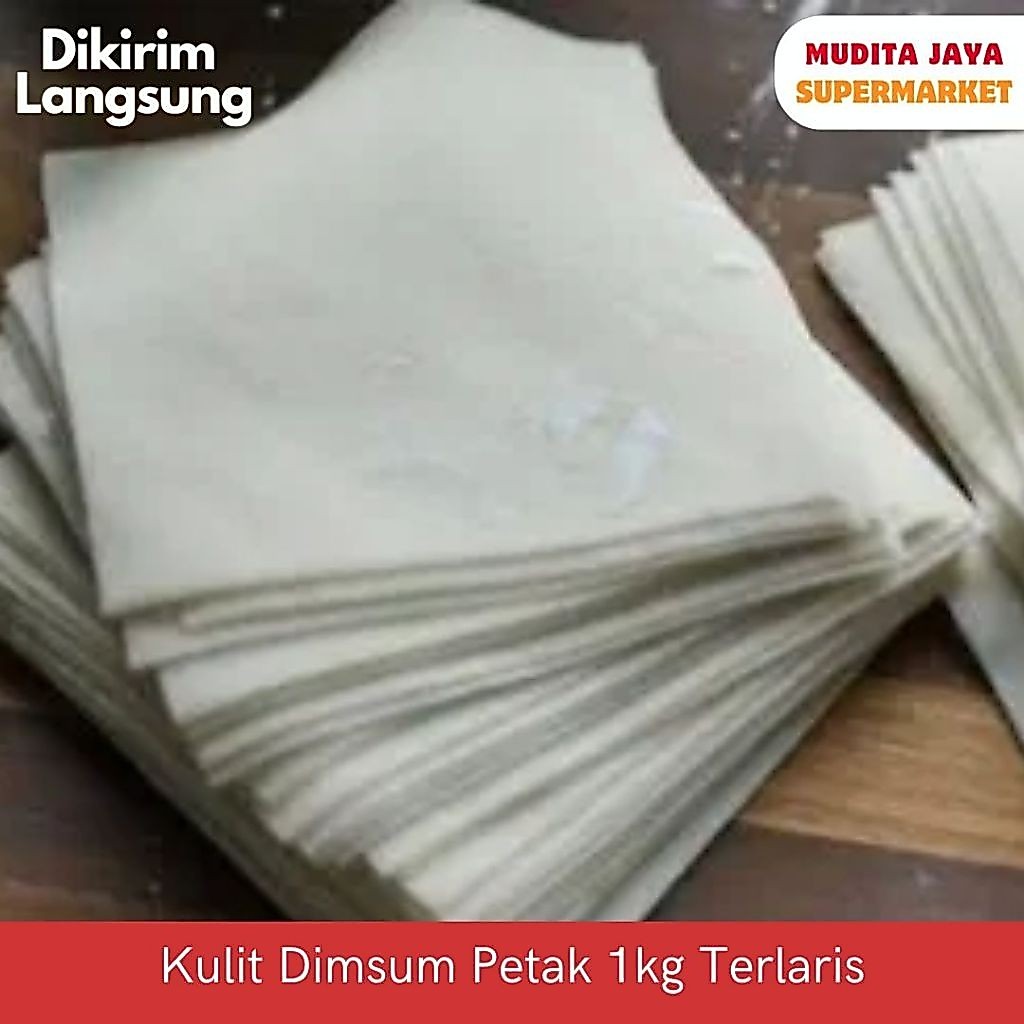 Kulit Pangsit / Kulit Dimsum Petak 1kg Medan