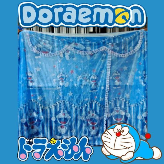Promo Kelambu Tidur Gantung Tenda Klambu Anti Nyamuk Kotak Lipat Ukuran Jumbo Murah Motif Karakter K