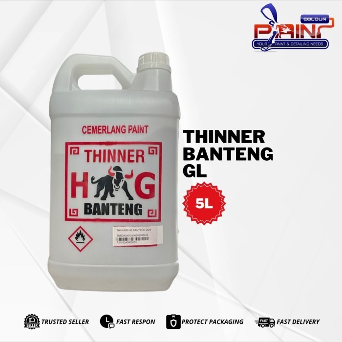 Thinner Hg Banteng Galon / Thinner Super Kemasan Jerigen
