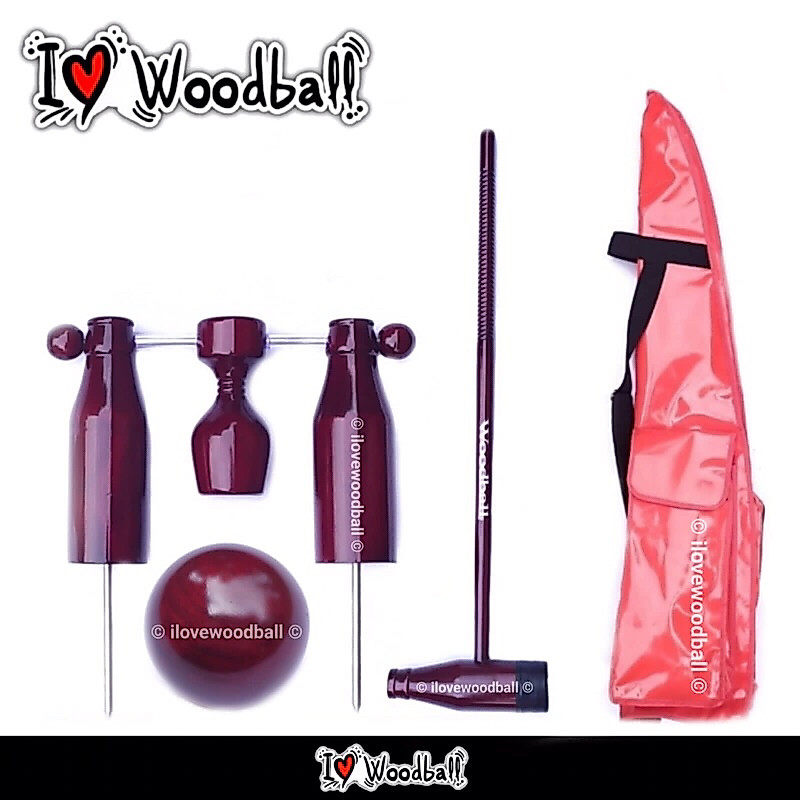 Woodball Set Termurah - Mallet Gate Bola Tas