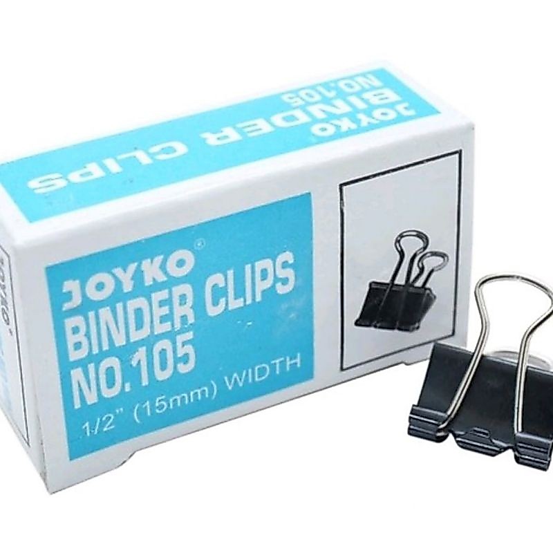 No 105. Binder Clip Joyko Hitam No 105