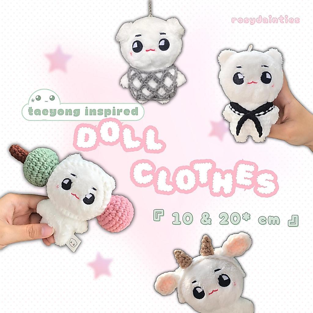 10cm 20cm Doll Clothes & Accessories Crochet || Tyongya