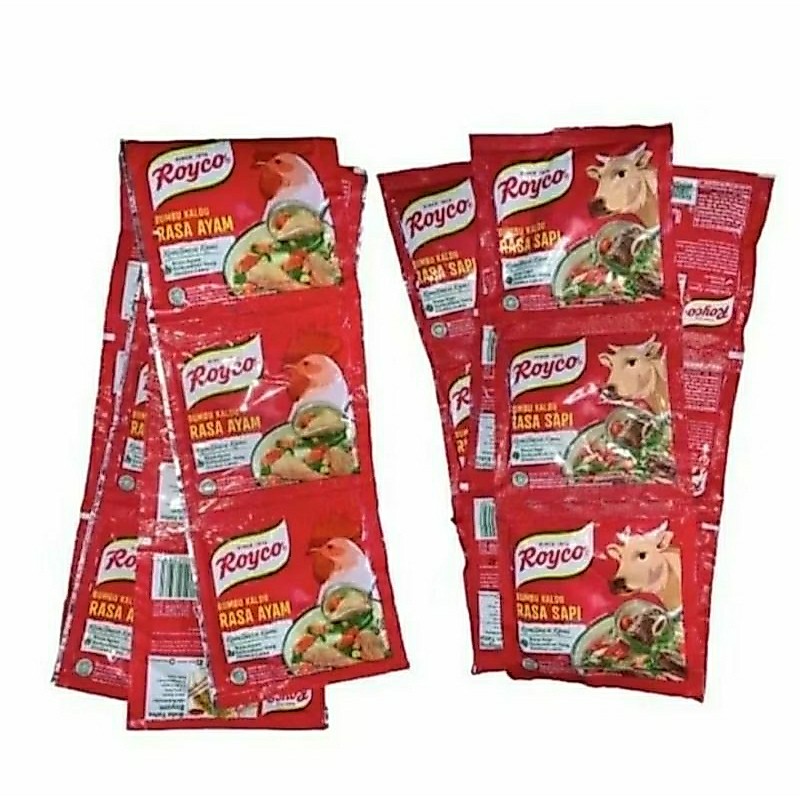 royco ayam & royco sapi renceng isi 12 sachet