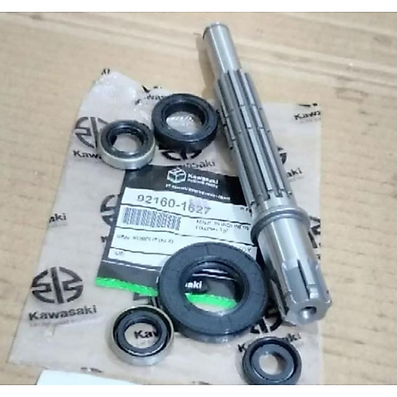 AS GEAR DEPAN+SEAL GIR ENGKOL SELAHAN BONUS SEAL KOMPLIT ASLI KLX 150 S G OLD NEW BF DT KAWASAKI