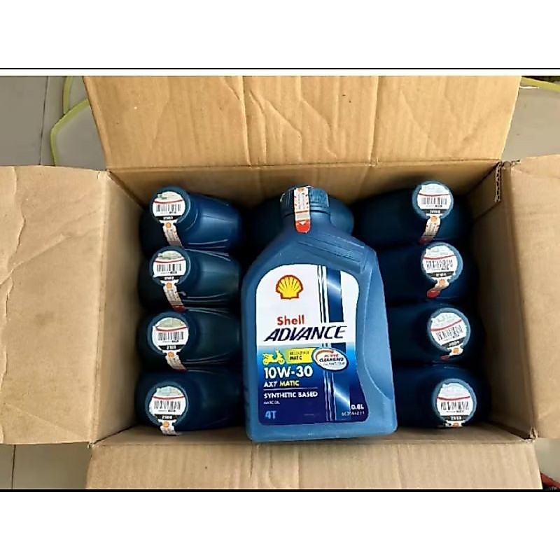 1 Dus Shell metik biru ax7 0,8