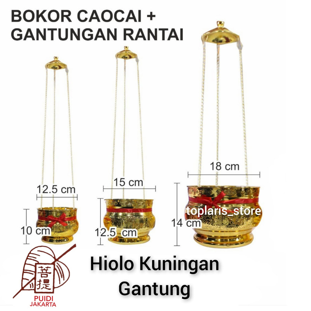 Hiolo Kuningan Gantung/Bokor Cao Cai