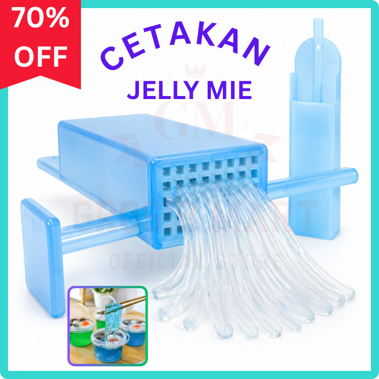 Cetakan Jelly Mie Noodle Jelly Mold Cetakan Pembuat Jelly Mie Agar Bentuk Mie Tokoroten  Alat Pemoto