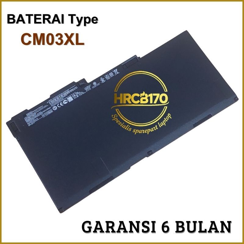 Baterai Battery HP Elitebook 740 745 G1, 745 G2, 750 G1, 750 G2 - CM03XL -HRCB