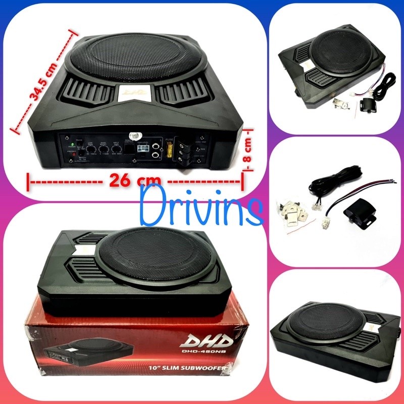Subwoofer Kolong / Underseat DHD-450NB 10” Inch
