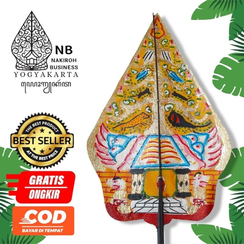 NAKIROHBUSINESS WAYANG MINI KULIT SAPI ASLI TOKOH GUNUNGAN PREMIUM KULIT SAPI ASLI KUALITAS SUPER BE
