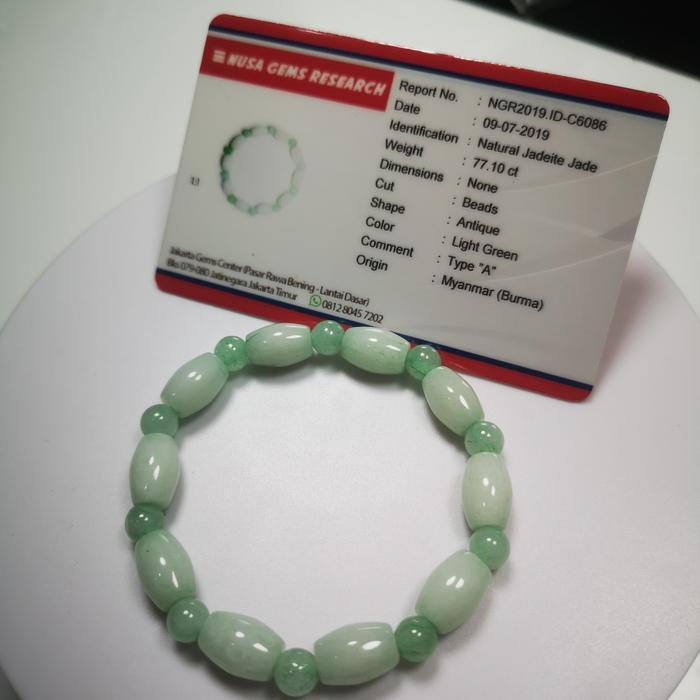 Gelang giok Burma +memo