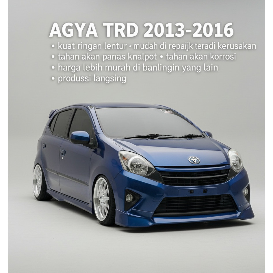 DSKON BODYKIT AGYA TRD 2013-2016 BODIKIT AGYA BODY KIT AGYA TRD
