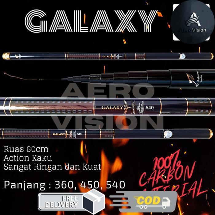 joran Tegek Orca Galaxy 540 Light Rod Pole - 540