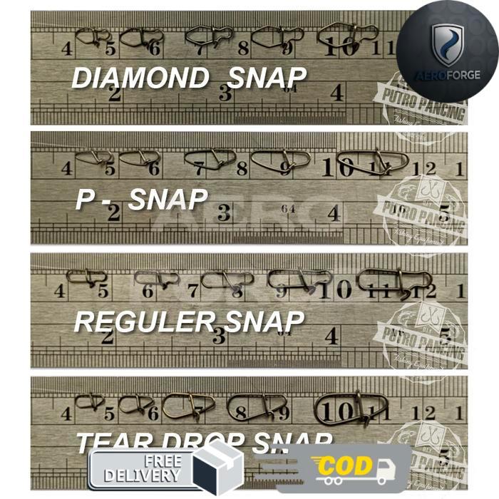 Snap Exodus Fishing Terminal tackle  Exodus Terminal Tackle - 000, Diamond Snap