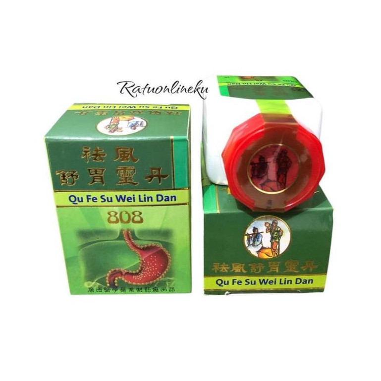 ASLI PROMO 808 Qu Fe Se Wei Lin Dan Original Obat Lambung Gerd Asam Lambung