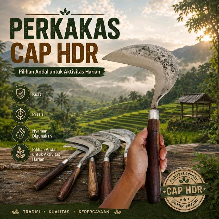 Alat Potong Rumput Manual Cap HDR manual - HDR