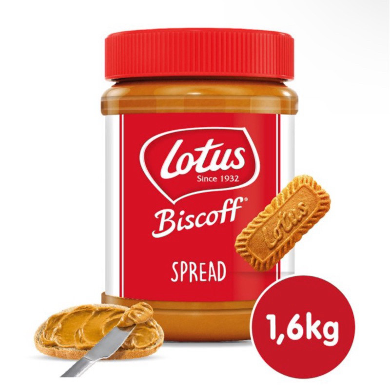 ela Lotus Biscoff Spread Smooth 1,6Kg Selai Lotus