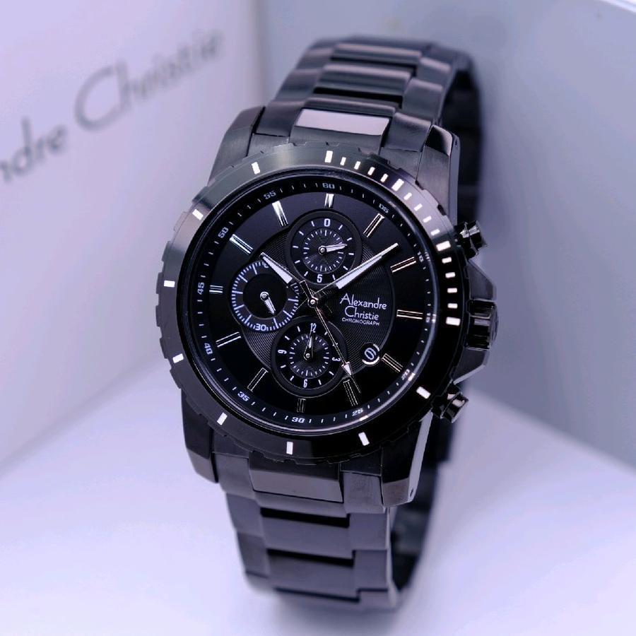 Promo Jam Tangan Alexandre Christie Pria Ac 6141 Original Garansi Resmi/Alexander Cristie Cowok 6416