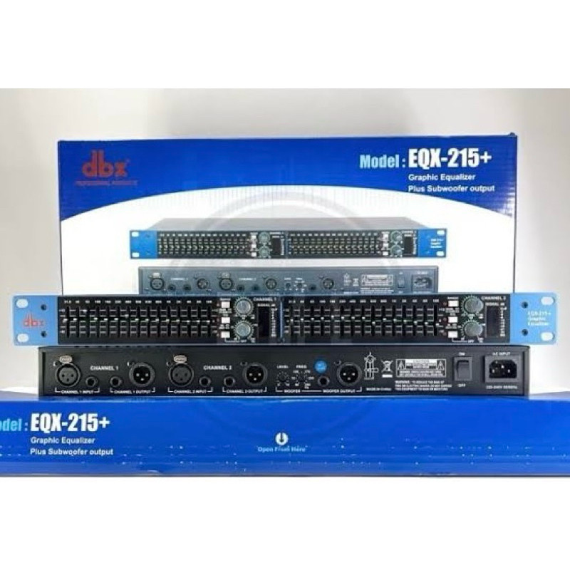 equalizer dbx eqx215+ sub / dbx 215 plus sub
